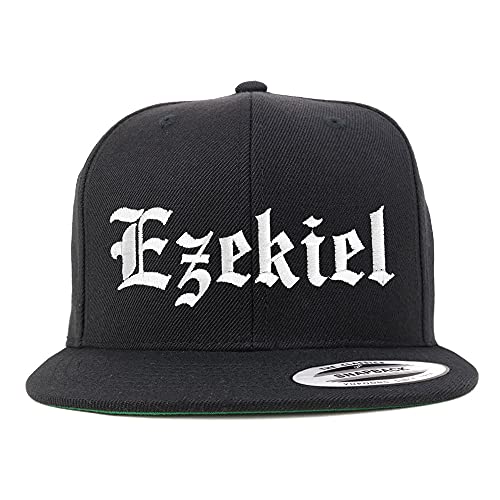 Trendy Apparel Shop Ezekiel Old English Embroidered Flatbill Snapback
