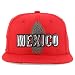 Trendy Apparel Shop Mexico Guadalupe Embroidered Flat Bill Snapback Cap