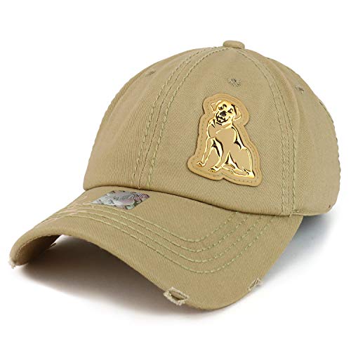 Trendy Apparel Shop Labrador High Frequency Patch Best Friend Bill Baseball Cap