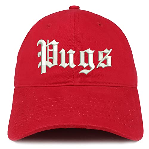 Trendy Apparel Shop Old English Pugs Low Profile Soft Cotton Baseball Cap