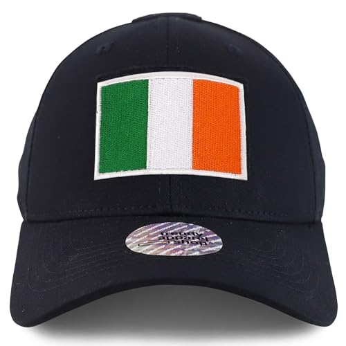 Trendy Apparel Shop Ireland Flag Hook and Loop Patch Tactical Baseball Cap