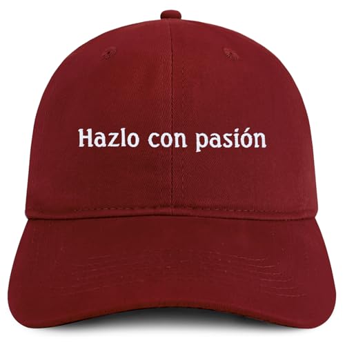 Trendy Apparel Shop Hazlo con Pasion Embroidered Cotton Low Profile Dad Hat