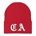 Trendy Apparel Shop South Carolina SC Old English Embroidered Long Cuff Beanie