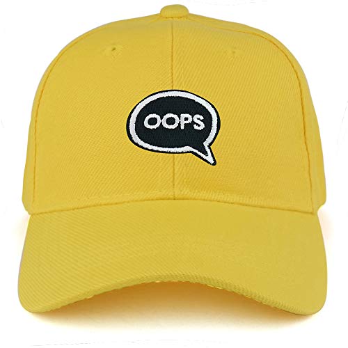 Trendy Apparel Shop Oops Patch Structured Infant Baseball Cap