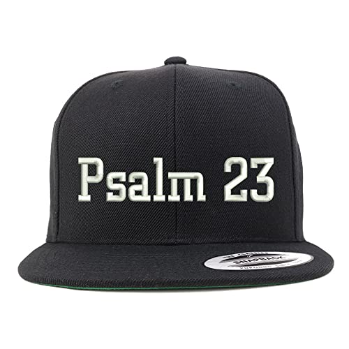 Trendy Apparel Shop Psalm 23 Embroidered Flatbill Snapback