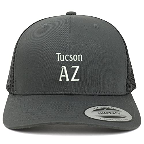 Trendy Apparel Shop Tucson AZ Embroidered Retro Fit Trucker Mesh Cap