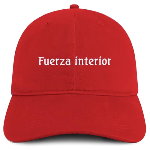 Trendy Apparel Shop Fuerza Interior Embroidered Cotton Low Profile Dad Hat