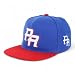 Trendy Apparel Shop Puerto Rico Embroidered Round Flat Bill Snapback Cap