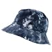 Trendy Apparel Shop Plain 100% Cotton Tie Dye Fabric Patterned Summer Bucket Hat