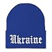 Trendy Apparel Shop Ukraine Old English Embroidered Long Cuff Beanie