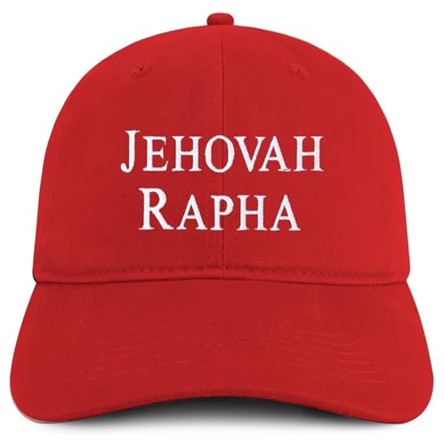 Trendy Apparel Shop Jehovah Rapha Embroidered Soft Cotton Baseball Cap
