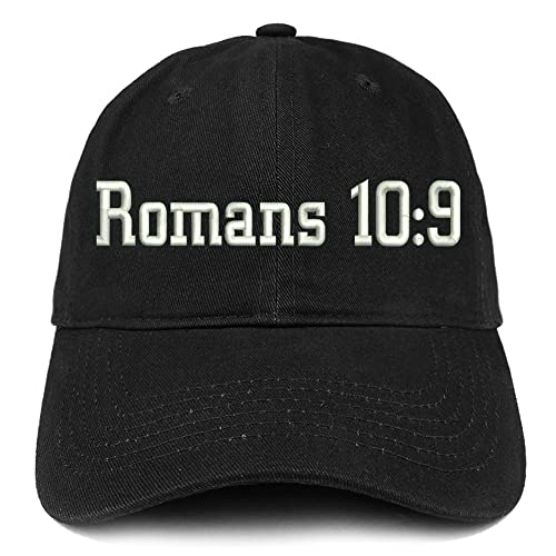 Trendy Apparel Shop Romans 10:9 Low Profile Soft Cotton Baseball Cap