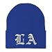 Trendy Apparel Shop Louisiana LA Old English Embroidered Long Cuff Beanie