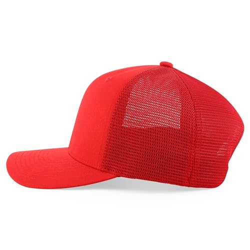 Trendy Apparel Shop Structured 6 Panel Stretchy Mesh Snapback Cap