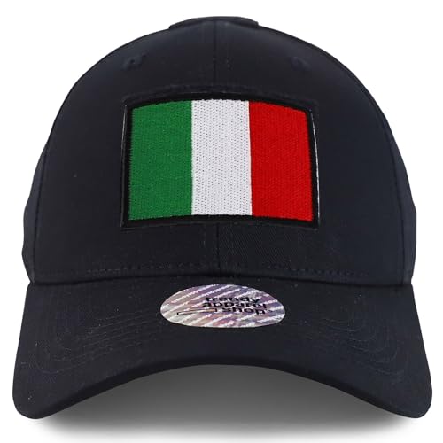 Trendy Apparel Shop Italy Flag Hook and Loop Patch Tactical Baseball Cap