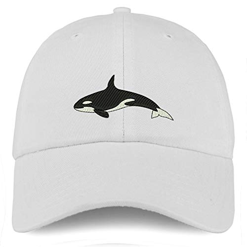 Trendy Apparel Shop Youth Orca Killer Whale Unstructured Cotton Baseball Cap
