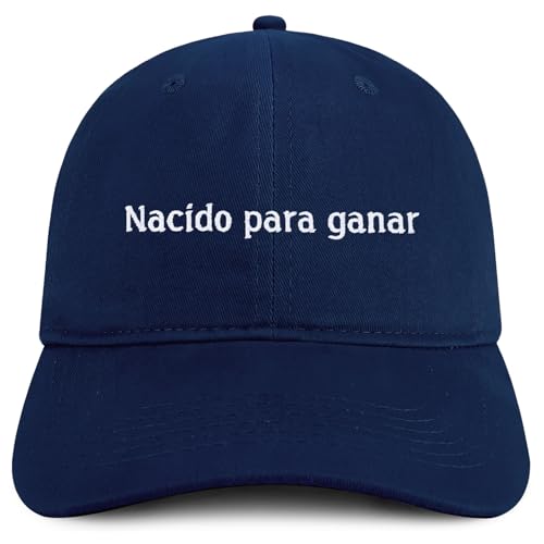 Trendy Apparel Shop Nacido para ganar Embroidered Cotton Low Profile Dad Hat