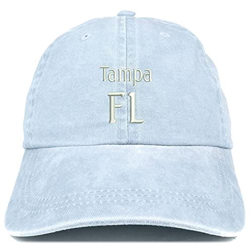 Trendy Apparel Shop Tampa FL Embroidered Pigment Dyed Washed Baseball Cap