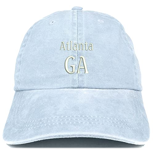 Trendy Apparel Shop Atlanta GA Embroidered Pigment Dyed Washed Baseball Cap