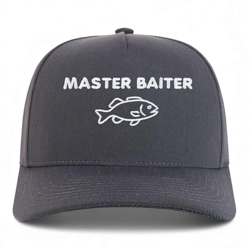 Trendy Apparel Shop Master Baiter Embroidered 5 Panel Structured Baseball Cap