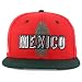 Trendy Apparel Shop Mexico Guadalupe Embroidered Flat Bill Snapback Cap