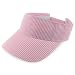 Trendy Apparel Shop Lightweight Cotton Seersucker Visor Cap