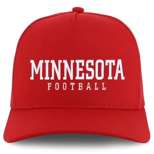 Trendy Apparel Shop Minnesota Embroidered 5 Panel Snapback Trucker Cap