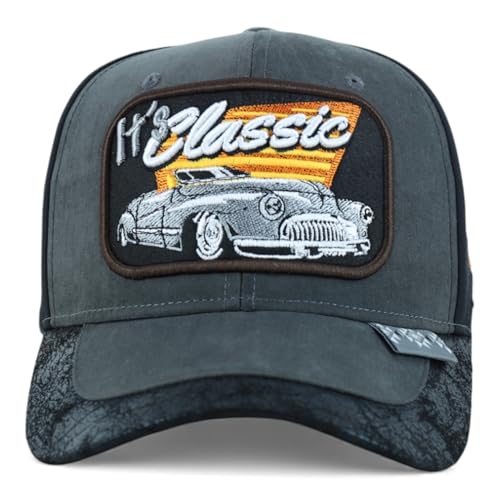 Trendy Apparel Shop Classic Car Embroidered Mesh Back Baseball Cap