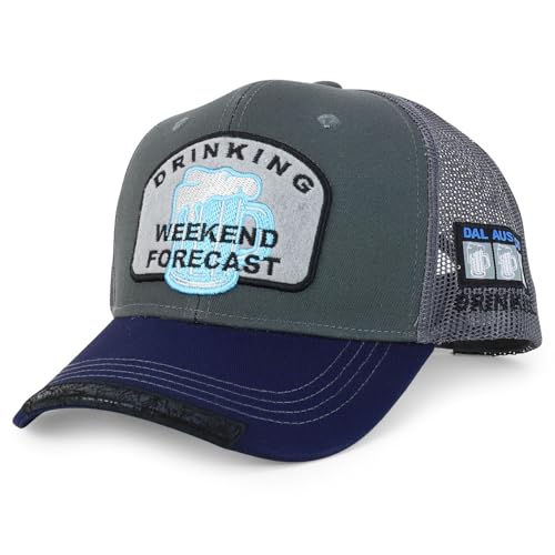 Trendy Apparel Shop Drinking Weekend Forecast Embroidered Trucker Cap