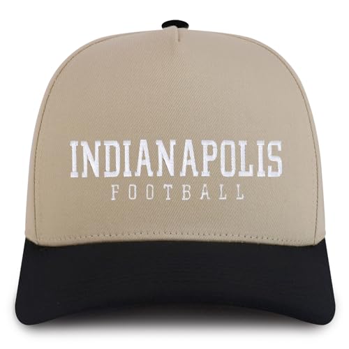 Trendy Apparel Shop Indianapolis Embroidered 5 Panel Structured Baseball Cap