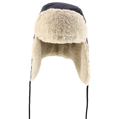 Trendy Apprel Shop Warm Winter Fur Ear Flaps Sherpa Lined Trooper Hat
