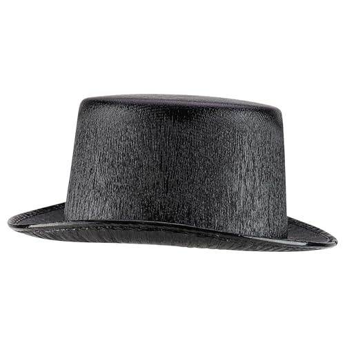 Trendy Apparel Shop Party Costume Metallic Glitter Top Hat