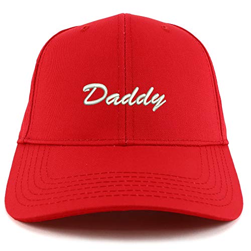 Trendy Apparel Shop Daddy Script Font Embroidered Sturctured Baseball Cap