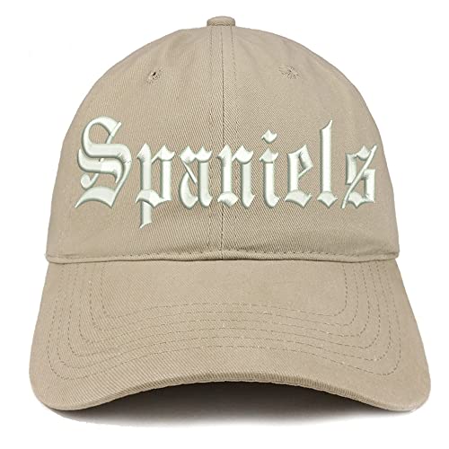 Trendy Apparel Shop Old English Spaniels Low Profile Soft Cotton Baseball Cap