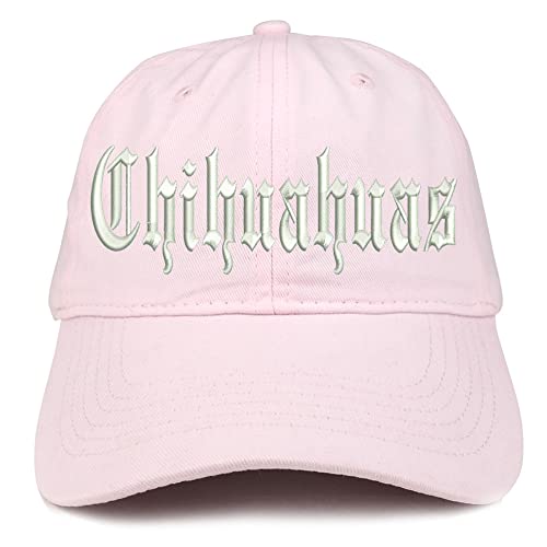 Trendy Apparel Shop Old English Chihuahuas Low Profile Soft Cotton Baseball Cap