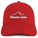 Trendy Apparel Shop Shasta Lake Embroidered Cotton Unstructured Low Profile Dad Hat