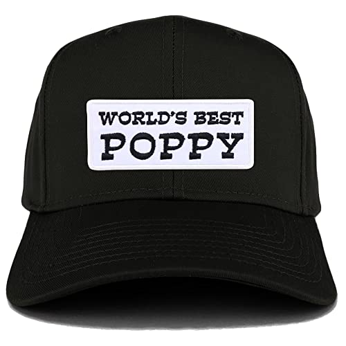 Trendy Apparel Shop World's Best Poppy Patch Structured Baseball Cap