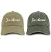 Trendy Apparel Shop Just Married Embroidered Pigment Dyed Cotton Couple 2 Pc Cap Set
