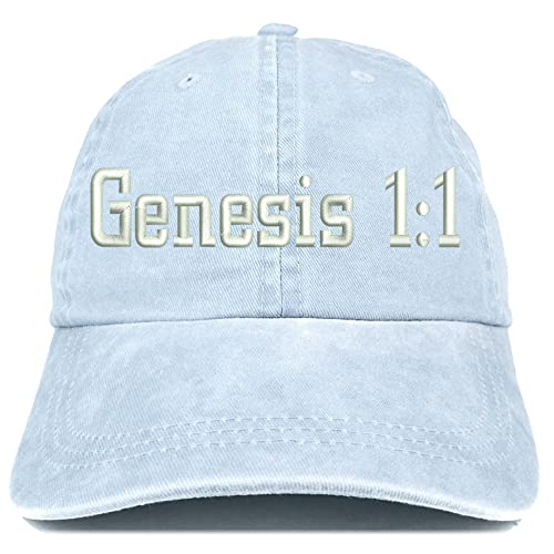 Trendy Apparel Shop Genesis 1:1 Washed Pigment Dyed Baseball Cap