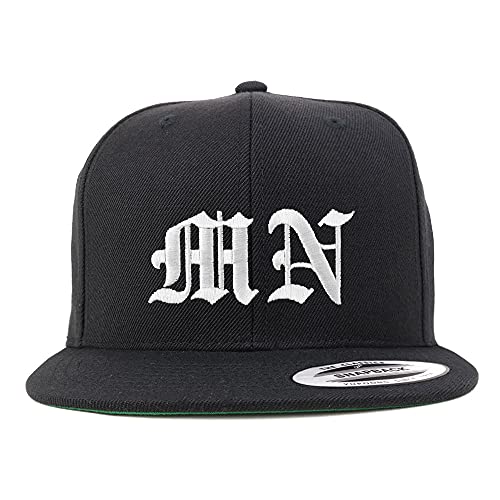 Trendy Apparel Shop Minnesota MN Old English Embroidered Flatbill Snapback