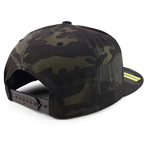 Trendy Apparel Shop Ukrainian National Symbol Embroidered Flatbill Snapback Cap