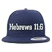 Trendy Apparel Shop Hebrew 11:6 Embroidered Flatbill Snapback