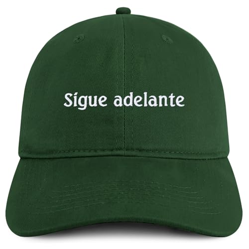 Trendy Apparel Shop Sigue adelante Embroidered Cotton Low Profile Dad Hat
