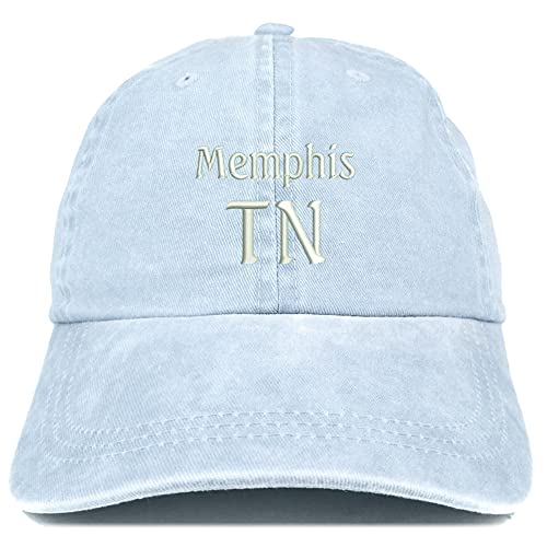 Trendy Apparel Shop Memphis TN Embroidered Pigment Dyed Washed Baseball Cap
