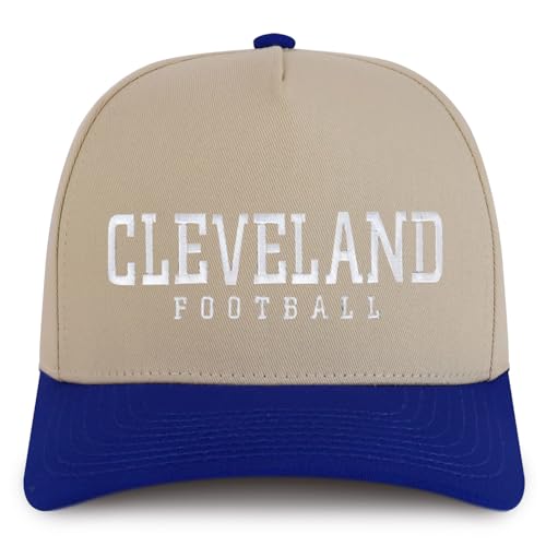 Trendy Apparel Shop Cleverland Embroidered 5 Panel Structured Baseball Cap