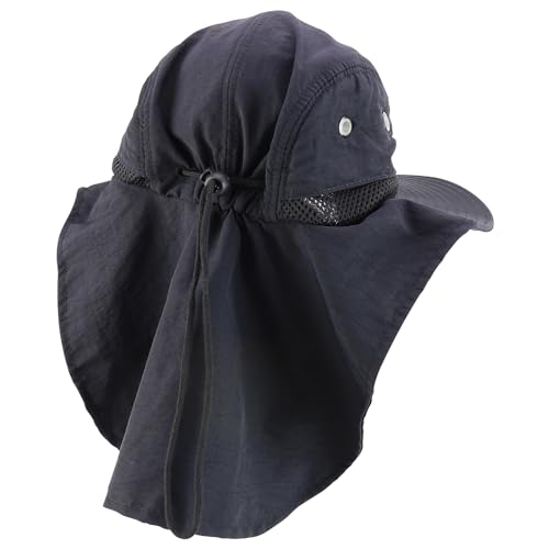 Trendy Apparel Shop Outdoor Lightweight Sun Protection Wide Brim Cap with Neck Flap