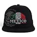 Trendy Apparel Shop Mexico Eagle Embroidered Laser Punching Mesh Back Flatbill Snapback Cap