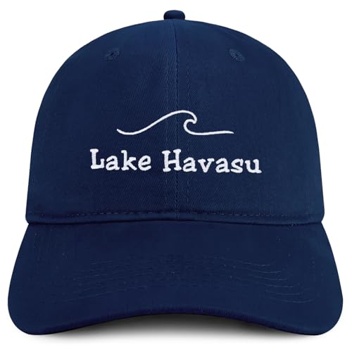 Trendy Apparel Shop Lake Havasu Embroidered Cotton Unstructured Low Profile Dad Hat