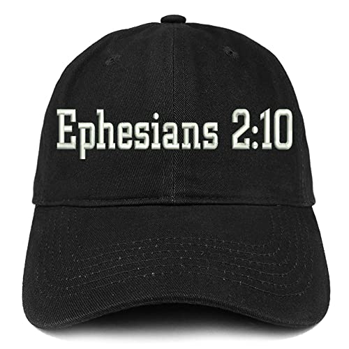Trendy Apparel Shop Ephesians 2:10 Low Profile Soft Cotton Baseball Cap