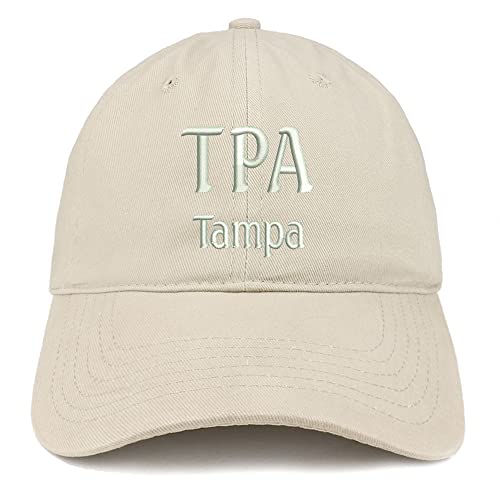 Trendy Apparel Shop TPA Tampa Low Profile Soft Cotton Baseball Cap